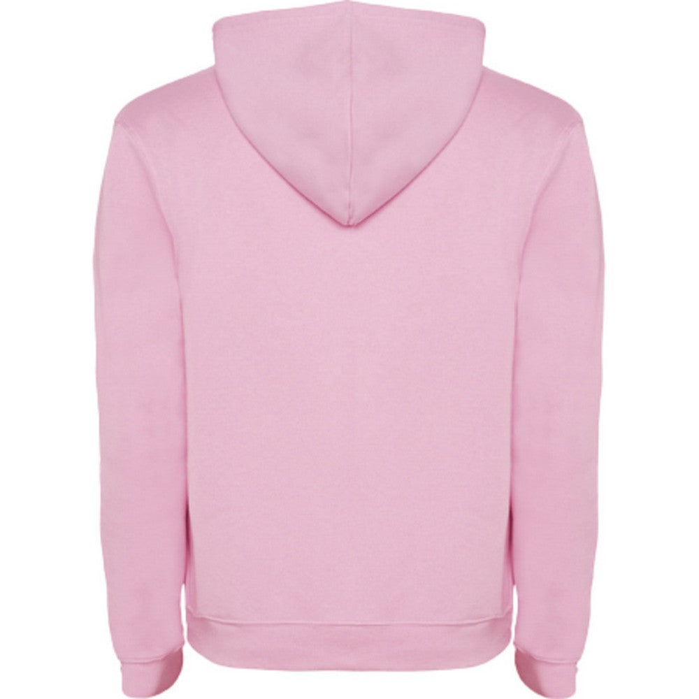 Light Pink-Grey Marl - Back - Roly Mens Urban Hoodie