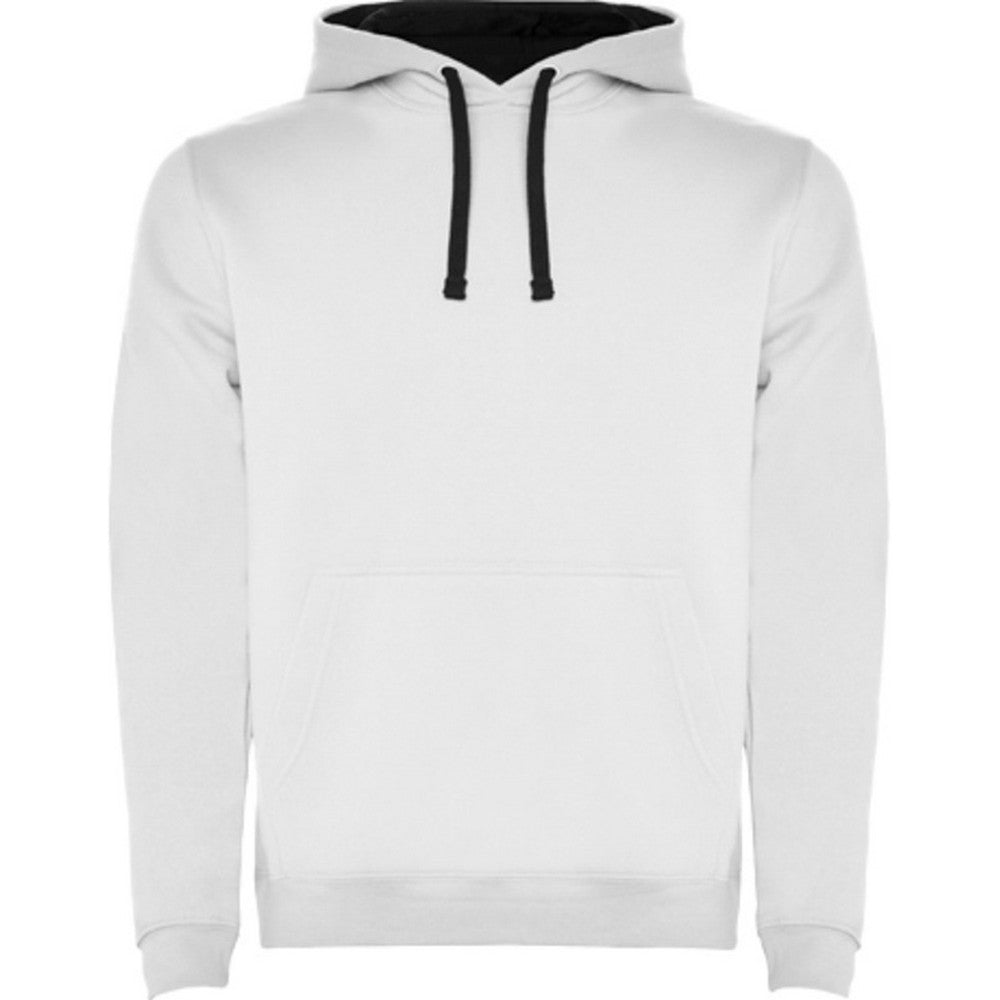 White-Navy Blue - Front - Roly Mens Urban Hoodie