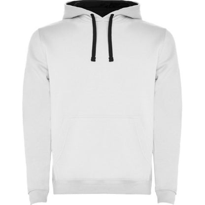 White-Navy Blue - Front - Roly Mens Urban Hoodie