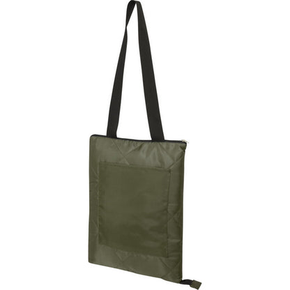 Forest Green - Side - Clary Recycled Polyester Picnic Blanket