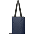 Navy - Back - Clary Recycled Polyester Picnic Blanket