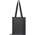 Solid Black - Back - Clary Recycled Polyester Picnic Blanket