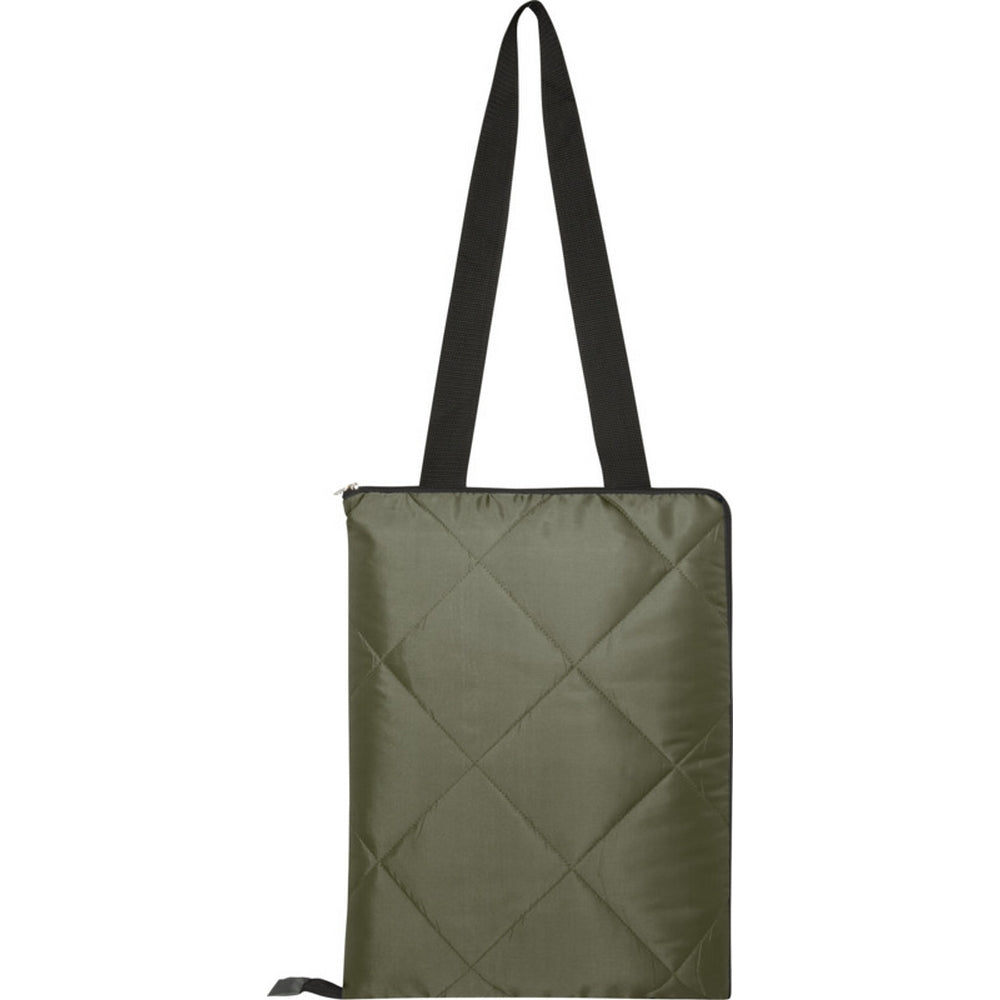Forest Green - Back - Clary Recycled Polyester Picnic Blanket