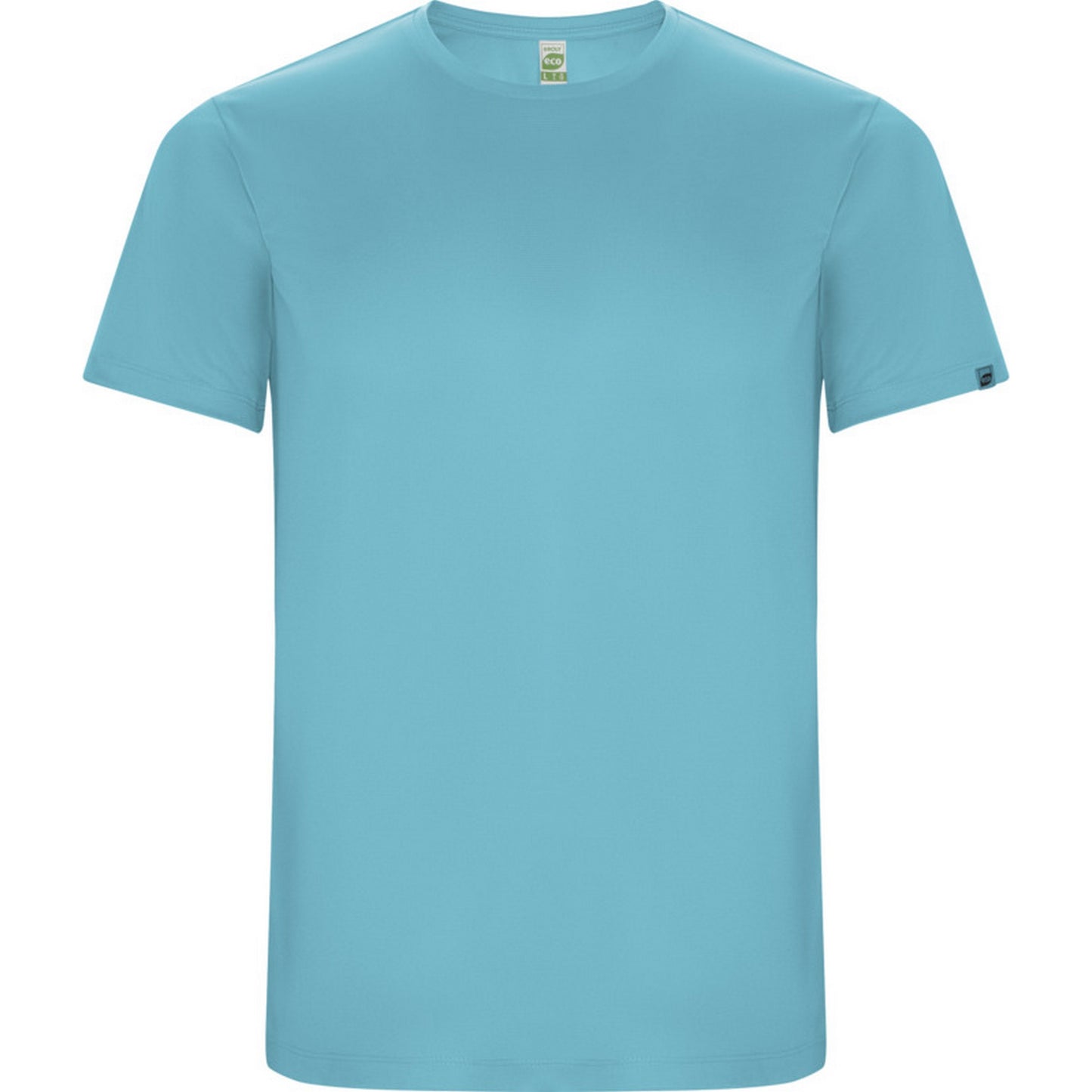 Turquoise - Front - Roly Childrens-Kids Imola Short-Sleeved Sports T-Shirt