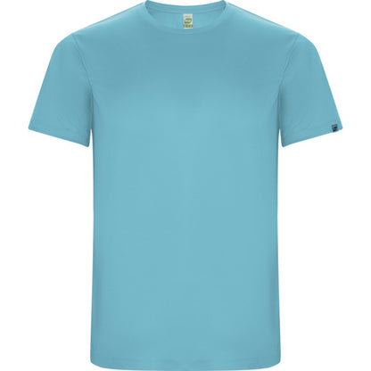 Turquoise - Front - Roly Childrens-Kids Imola Short-Sleeved Sports T-Shirt