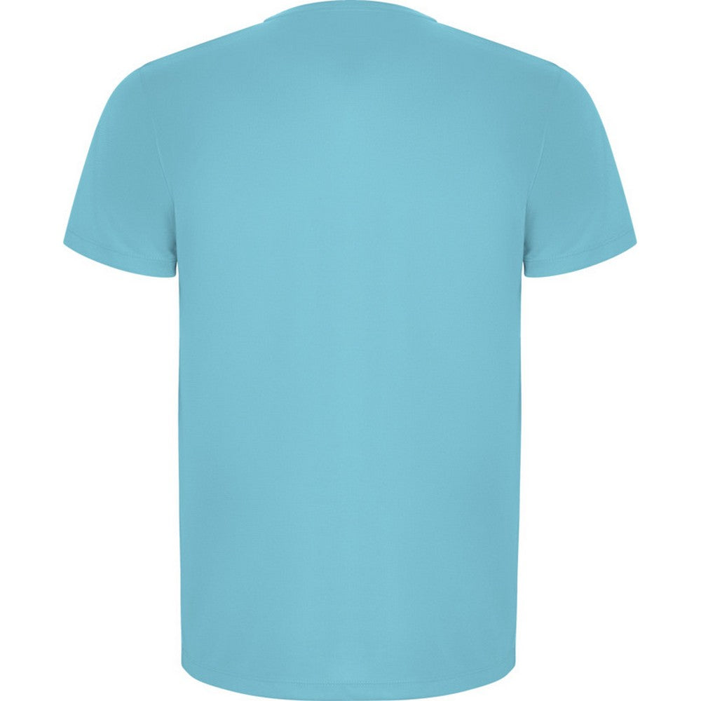 Turquoise - Back - Roly Childrens-Kids Imola Short-Sleeved Sports T-Shirt