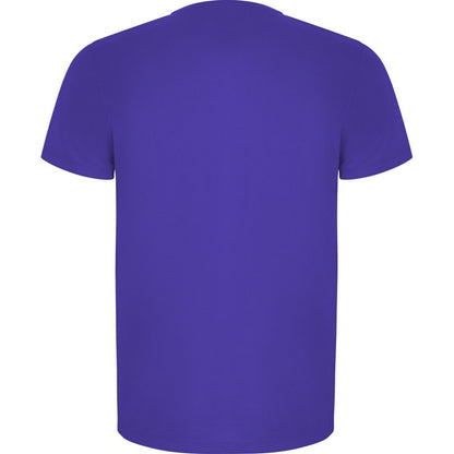 Mauve - Back - Roly Childrens-Kids Imola Short-Sleeved Sports T-Shirt