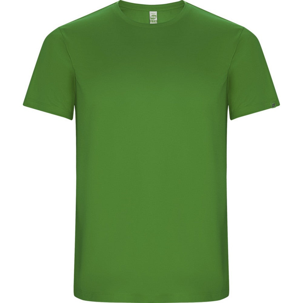 Fern Green - Front - Roly Childrens-Kids Imola Short-Sleeved Sports T-Shirt