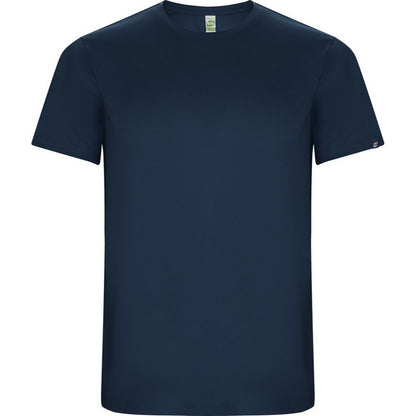 Navy Blue - Front - Roly Childrens-Kids Imola Short-Sleeved Sports T-Shirt