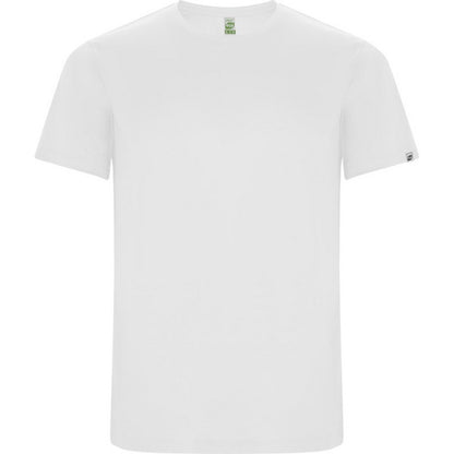 White - Front - Roly Childrens-Kids Imola Short-Sleeved Sports T-Shirt