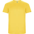 Yellow - Front - Roly Childrens-Kids Imola Short-Sleeved Sports T-Shirt
