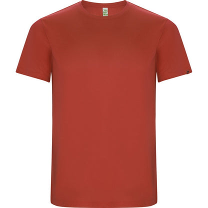Red - Front - Roly Childrens-Kids Imola Short-Sleeved Sports T-Shirt