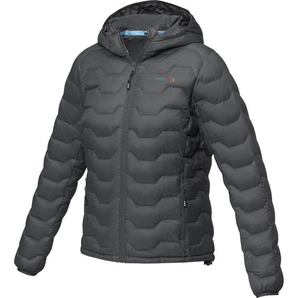 Storm Grey - Side - Elevate NXT Womens-Ladies Petalite Insulated Recycled Down Jacket