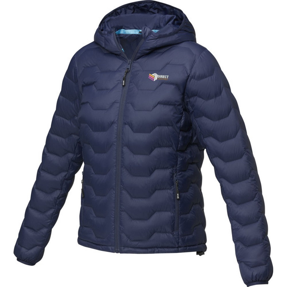 Navy - Side - Elevate NXT Womens-Ladies Petalite Insulated Recycled Down Jacket