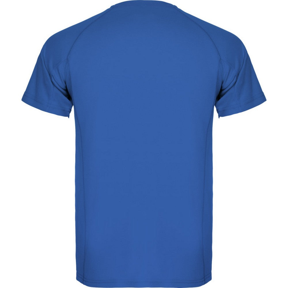Royal Blue - Back - Roly Mens Montecarlo Short-Sleeved Sports T-Shirt