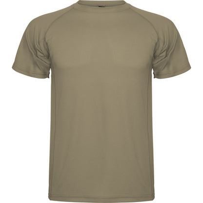 Dark Sand - Front - Roly Mens Montecarlo Short-Sleeved Sports T-Shirt