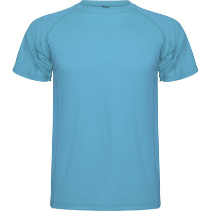 Turquoise - Front - Roly Mens Montecarlo Short-Sleeved Sports T-Shirt