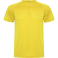 Yellow - Front - Roly Mens Montecarlo Short-Sleeved Sports T-Shirt