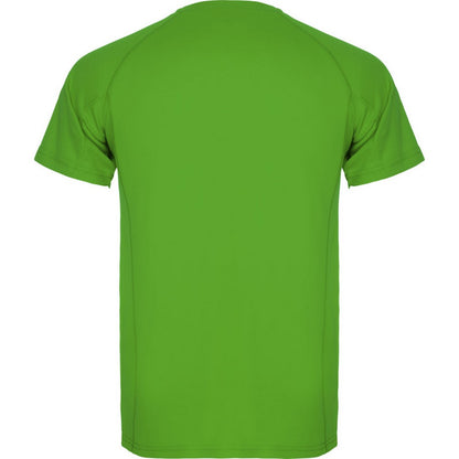 Fern Green - Back - Roly Mens Montecarlo Short-Sleeved Sports T-Shirt