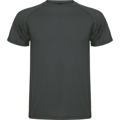 Dark Lead - Front - Roly Mens Montecarlo Short-Sleeved Sports T-Shirt