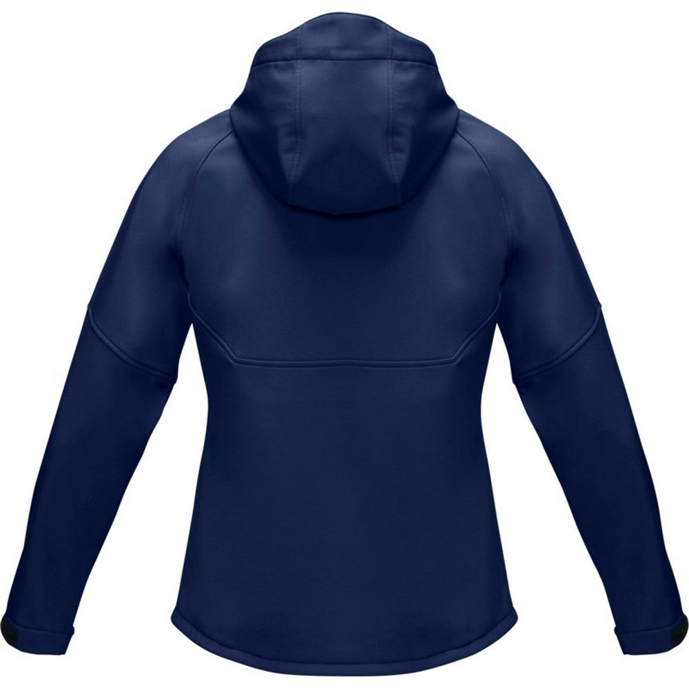 Navy - Back - Elevate NXT Womens-Ladies Coltan Recycled Soft Shell Jacket