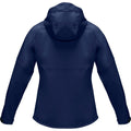 Navy - Back - Elevate NXT Womens-Ladies Coltan Recycled Soft Shell Jacket