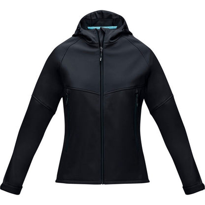 Solid Black - Front - Elevate NXT Womens-Ladies Coltan Recycled Soft Shell Jacket