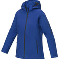 Blue - Side - Elevate Essentials Womens-Ladies Notus Padded Soft Shell Jacket