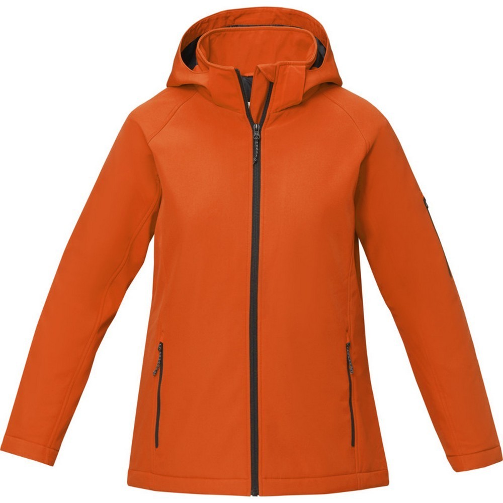 Orange - Front - Elevate Essentials Womens-Ladies Notus Padded Soft Shell Jacket