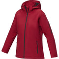 Red - Side - Elevate Essentials Womens-Ladies Notus Padded Soft Shell Jacket