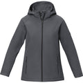 Storm Grey - Front - Elevate Essentials Womens-Ladies Notus Padded Soft Shell Jacket