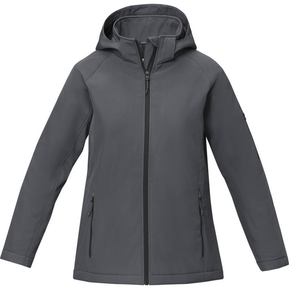 Storm Grey - Front - Elevate Essentials Womens-Ladies Notus Padded Soft Shell Jacket
