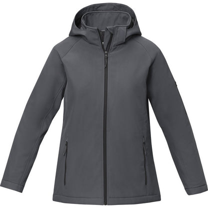 Storm Grey - Front - Elevate Essentials Womens-Ladies Notus Padded Soft Shell Jacket