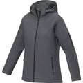 Storm Grey - Side - Elevate Essentials Womens-Ladies Notus Padded Soft Shell Jacket