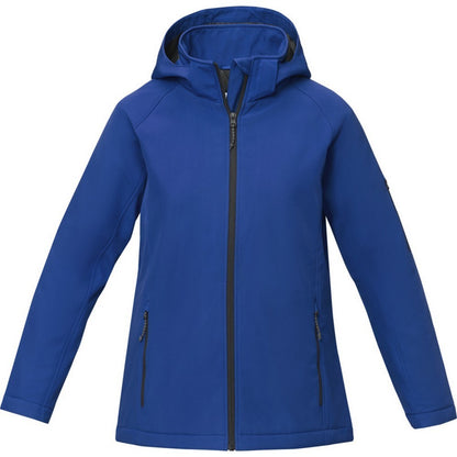 Blue - Front - Elevate Essentials Womens-Ladies Notus Padded Soft Shell Jacket