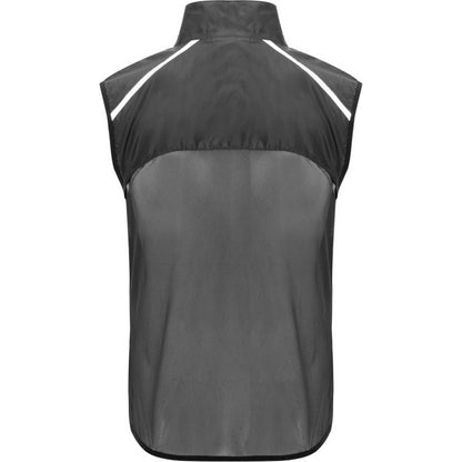 Solid Black - Back - Roly Unisex Adult Jannu Lightweight Running Body Warmer
