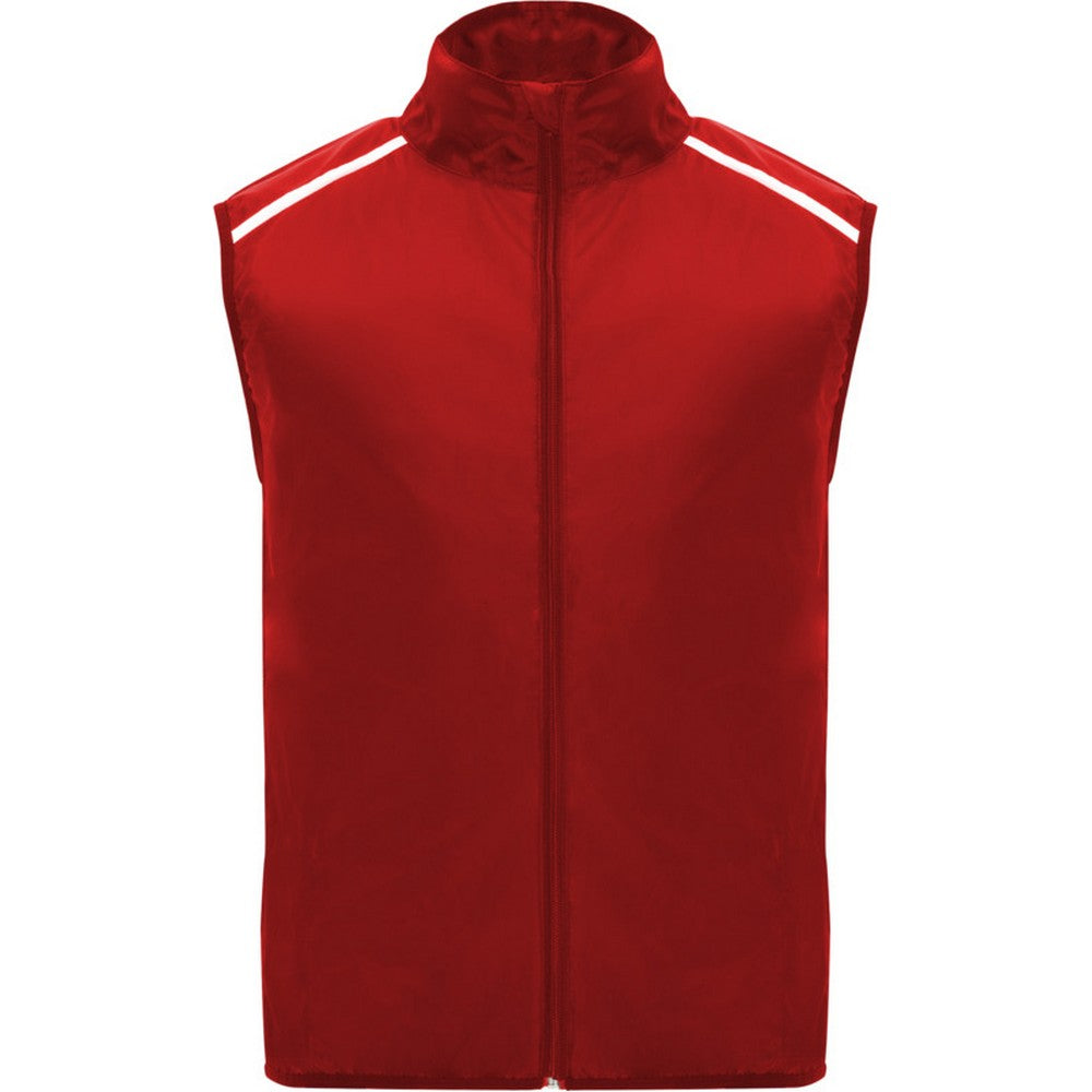 Red - Front - Roly Unisex Adult Jannu Lightweight Running Body Warmer