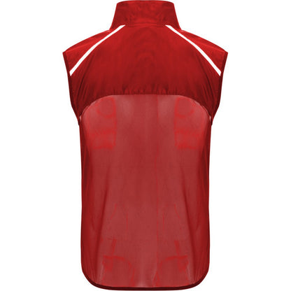 Red - Back - Roly Unisex Adult Jannu Lightweight Running Body Warmer