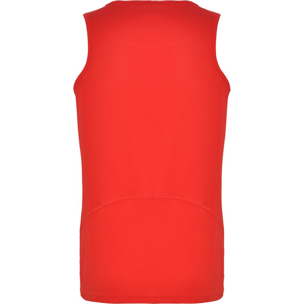 Red - Back - Roly Childrens-Kids Andre Sports Vest Top