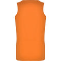 Fluorescent Orange - Back - Roly Childrens-Kids Andre Sports Vest Top
