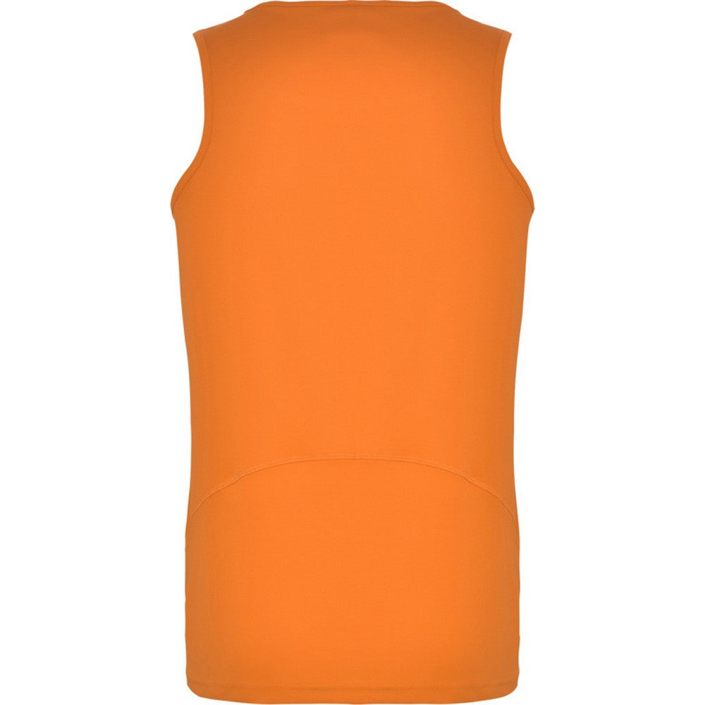 Fluorescent Orange - Back - Roly Childrens-Kids Andre Sports Vest Top