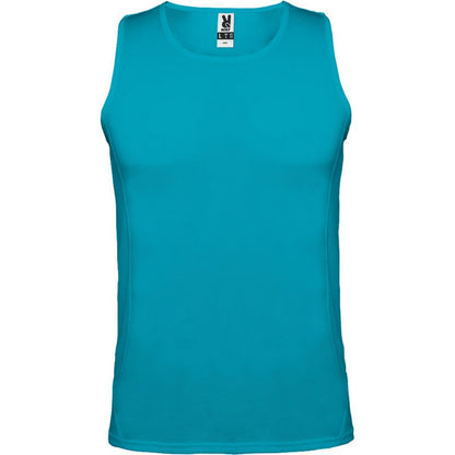 Turquoise - Front - Roly Childrens-Kids Andre Sports Vest Top