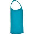 Turquoise - Side - Roly Childrens-Kids Andre Sports Vest Top