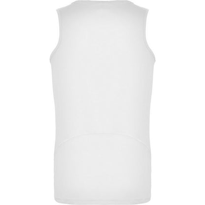 White - Back - Roly Childrens-Kids Andre Sports Vest Top