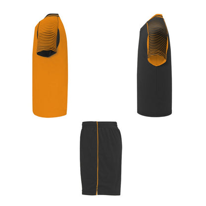 Orange-Solid Black - Lifestyle - Roly Childrens-Kids Juve Sports Set