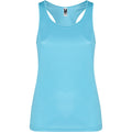 Turquoise - Front - Roly Womens-Ladies Shura Sports Vest Top