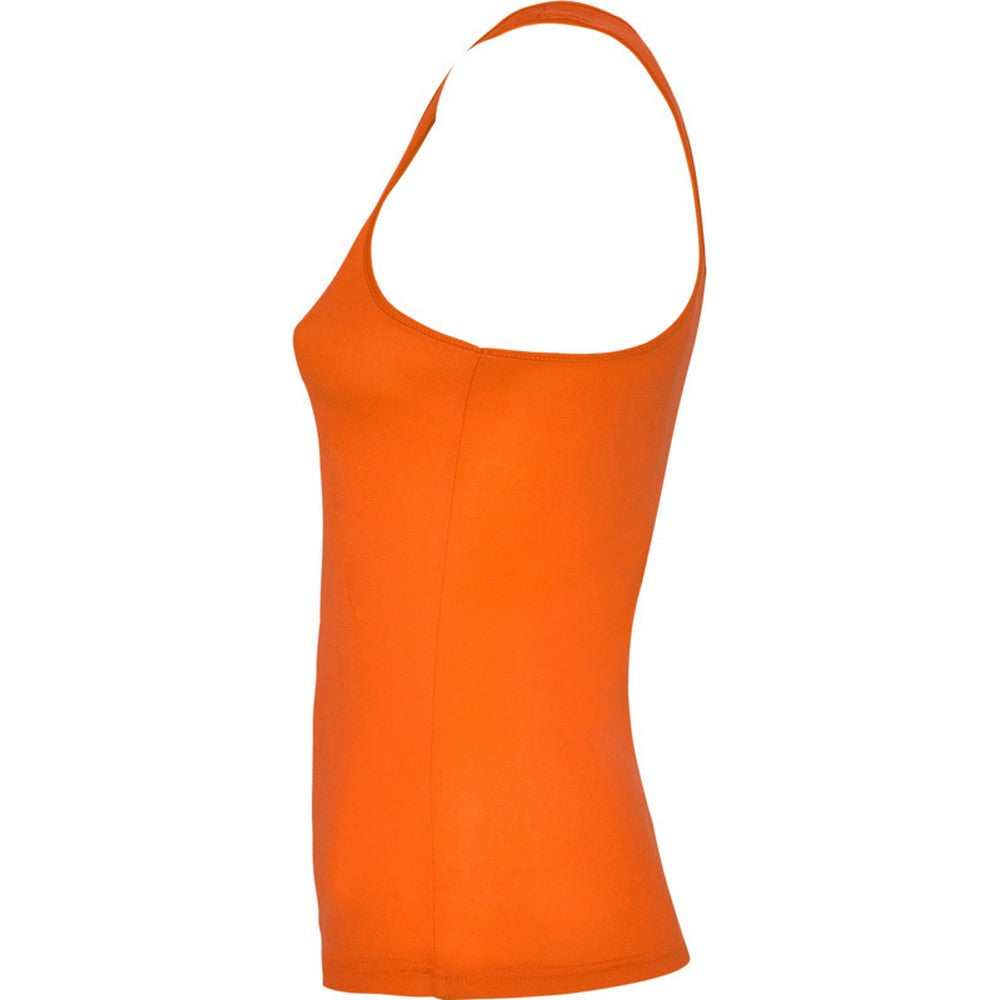 Fluro Orange - Side - Roly Womens-Ladies Shura Sports Vest Top