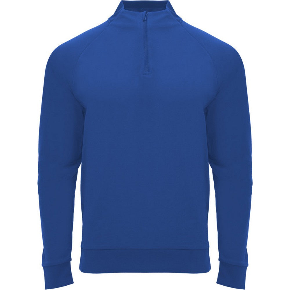 Royal Blue - Front - Roly Unisex Adult Epiro Quarter Zip Long-Sleeved Sweatshirt