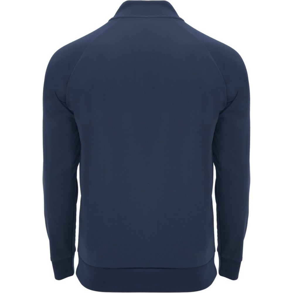 Navy Blue - Back - Roly Unisex Adult Epiro Quarter Zip Long-Sleeved Sweatshirt