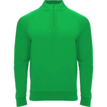 Fern Green - Front - Roly Unisex Adult Epiro Quarter Zip Long-Sleeved Sweatshirt